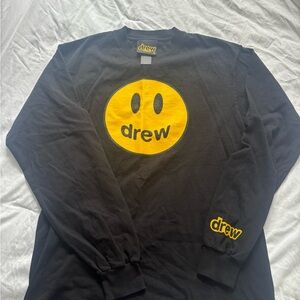 drew house Black and Yellow Long Sleeve Tee